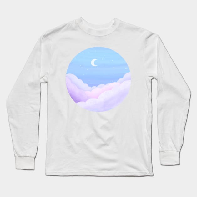 Pastel skies Long Sleeve T-Shirt by IcyBubblegum